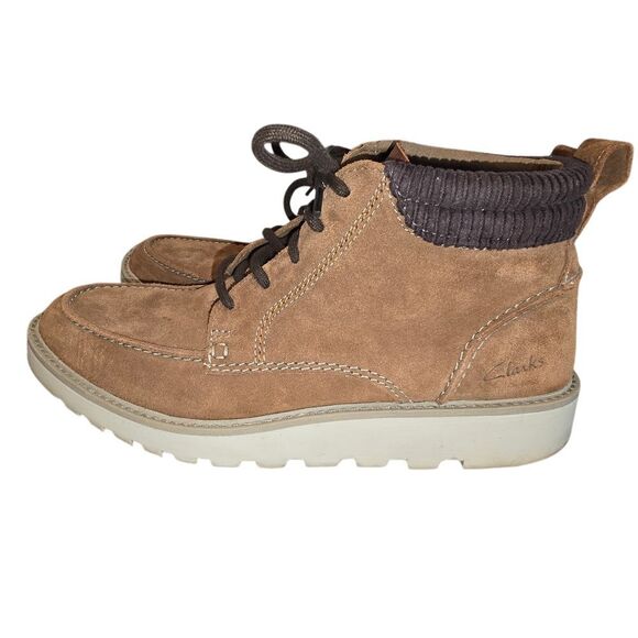 Clarks Other - Clarks Tan Suede Men's Boots